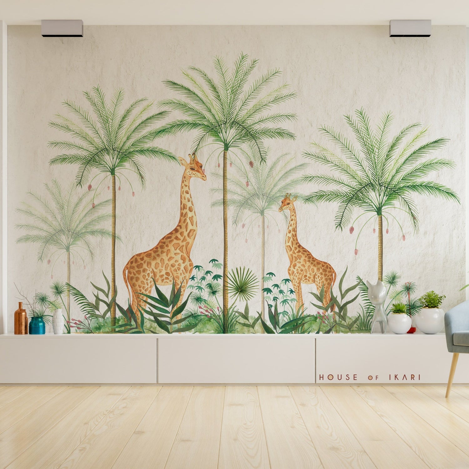 Chitter Chatter Tropical Wallpaper