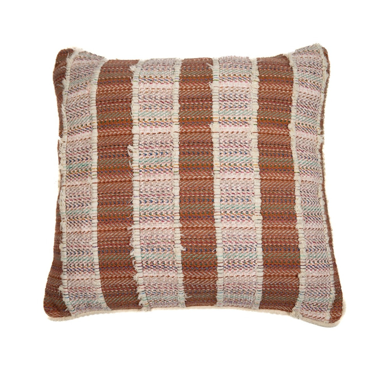 Checkered pastels cushion cover