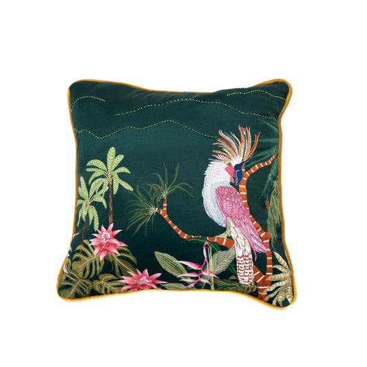 Habitat Harmony Tropical Velvet Cushion cover