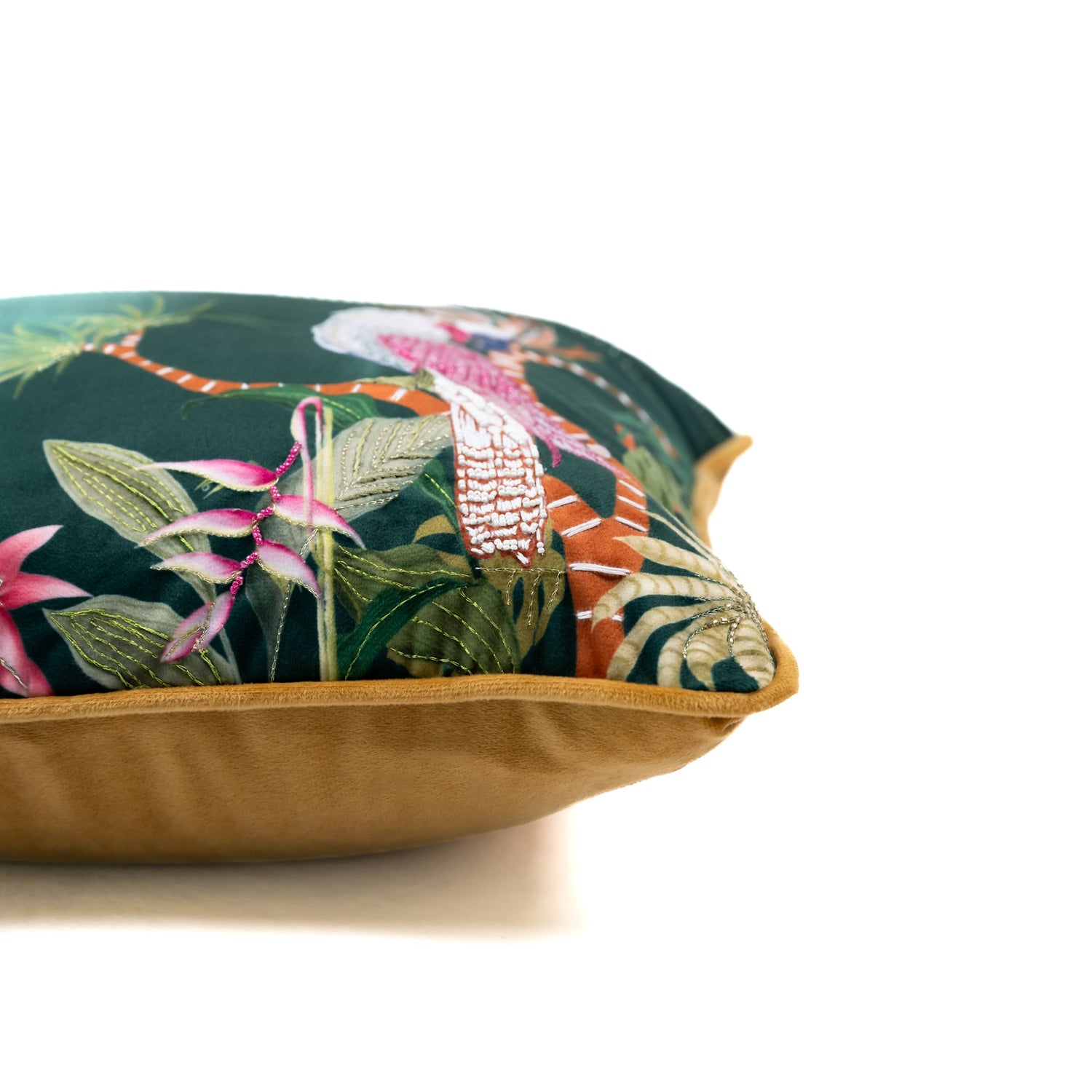 Habitat Harmony Tropical Velvet Cushion cover