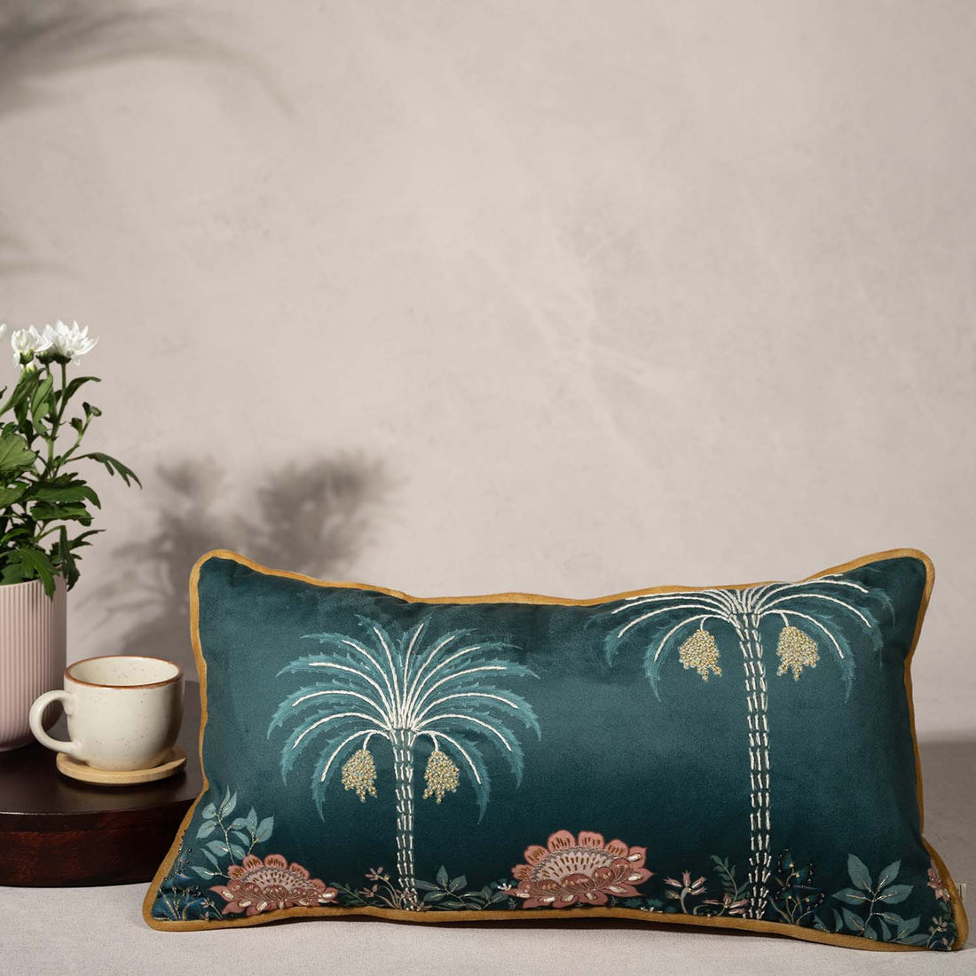 Enchanting Emerald Cushion Cover