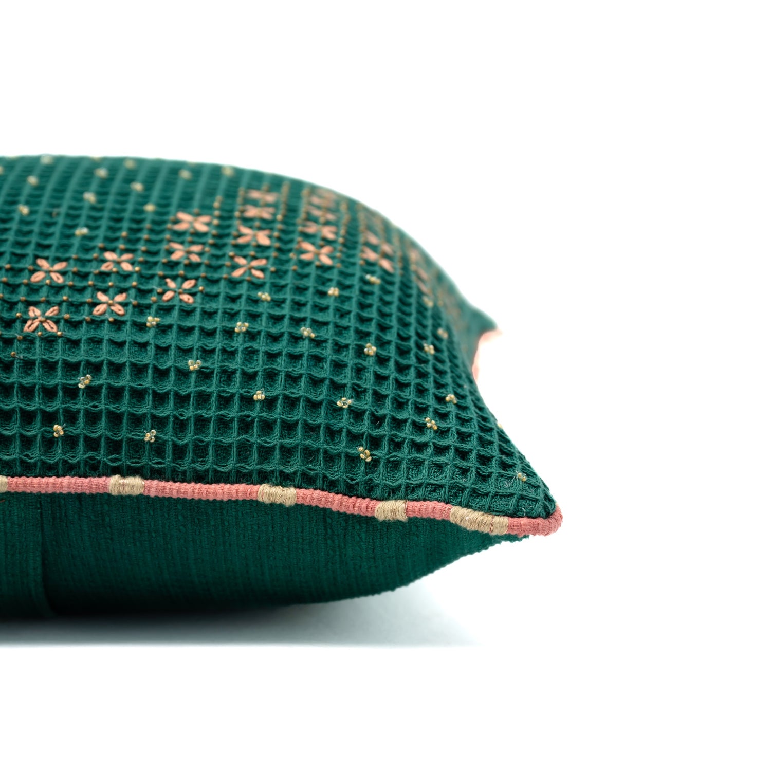 Star Gaze (Green) cushion cover