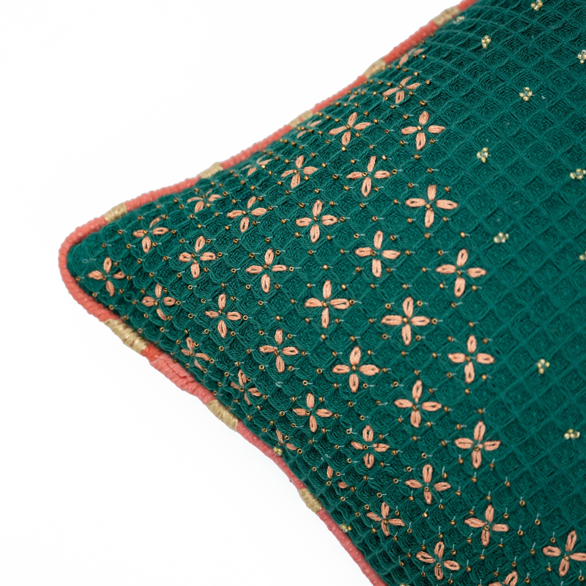 Star Gaze (Green) cushion cover