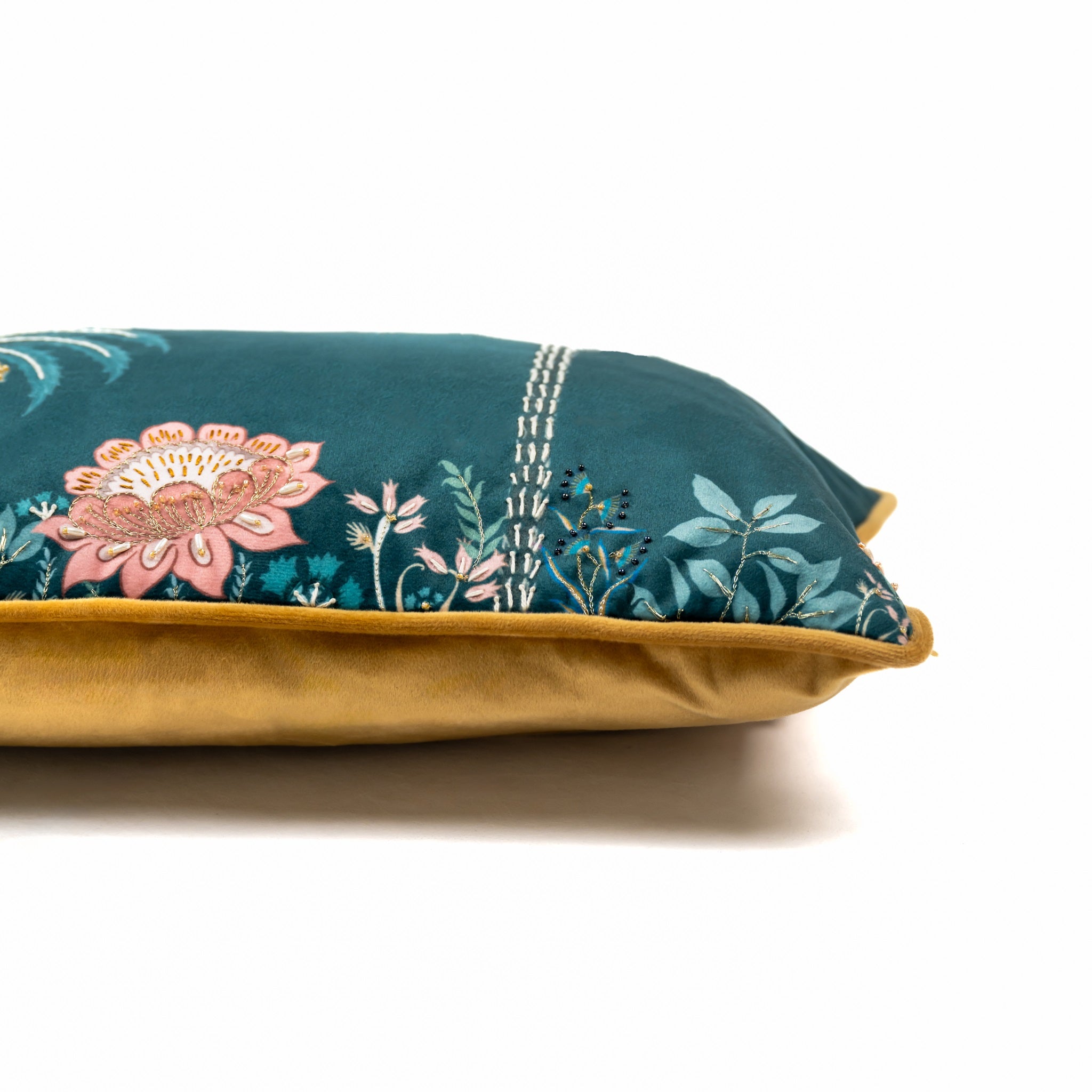 Enchanting Emerald Cushion Cover