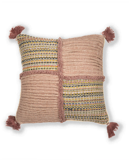 Earthen Elegance cushion cover Khadi fabric for your comfy homes