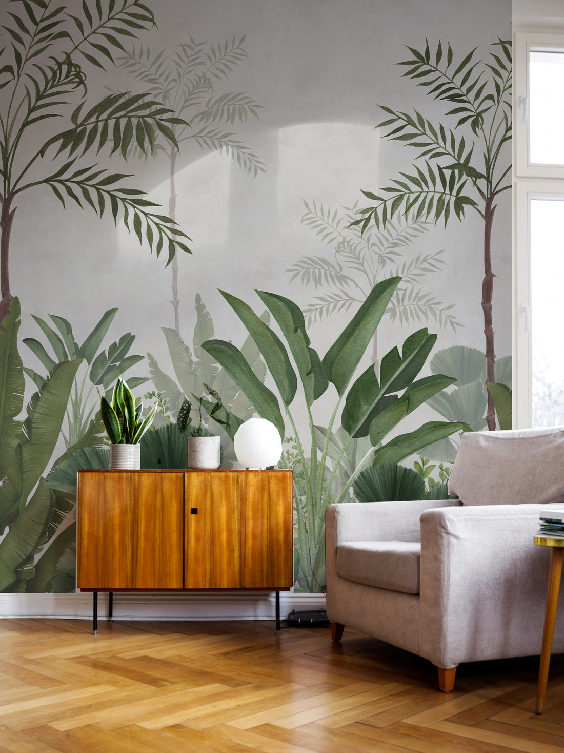 The Green Magic Tropical Wallpaper