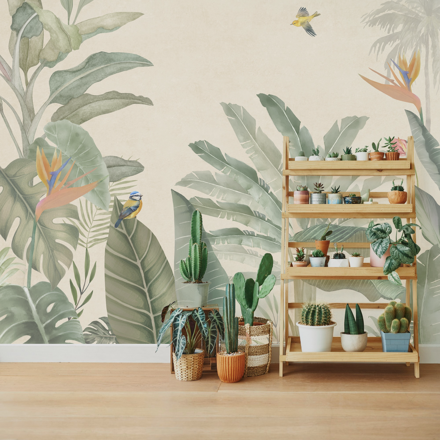 Lush Tropics Tropical Wallpaper