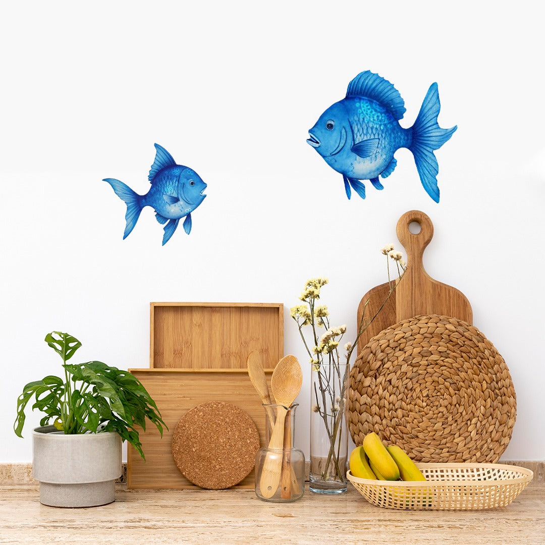 Playful Aquatic Fishes (Set of 3)