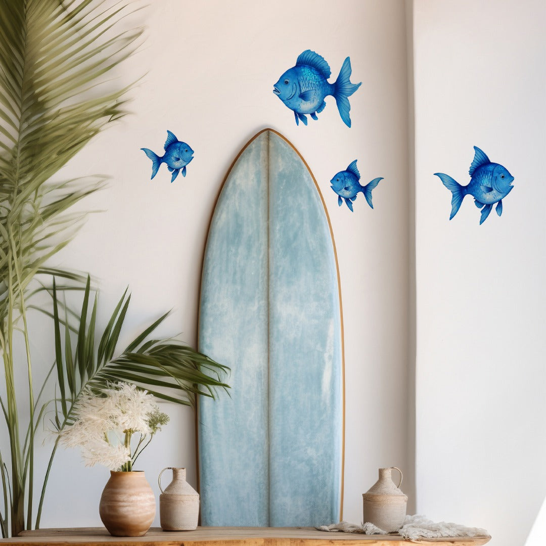 Playful Aquatic Fishes (Set of 3)