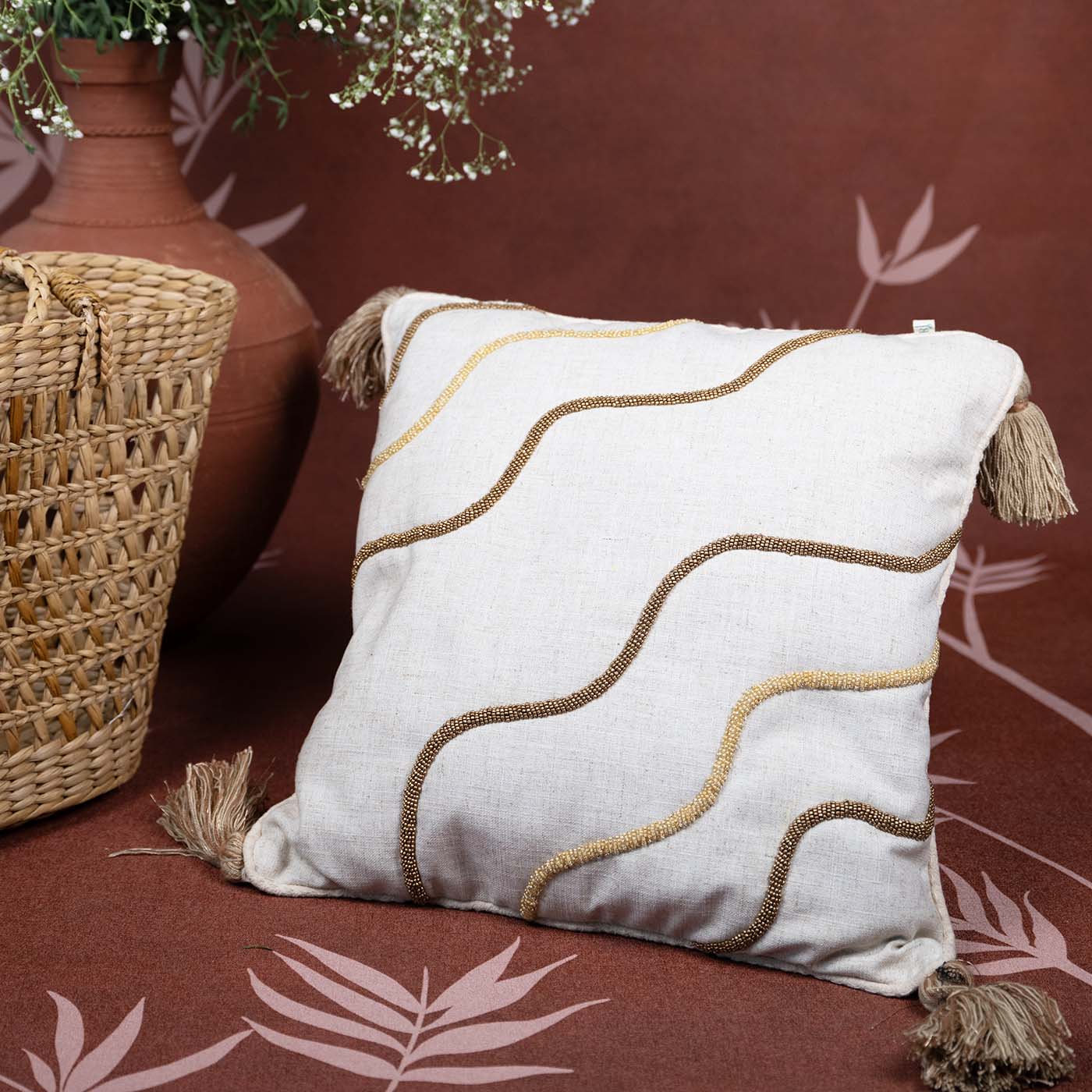 Curvy Trails cushion cover