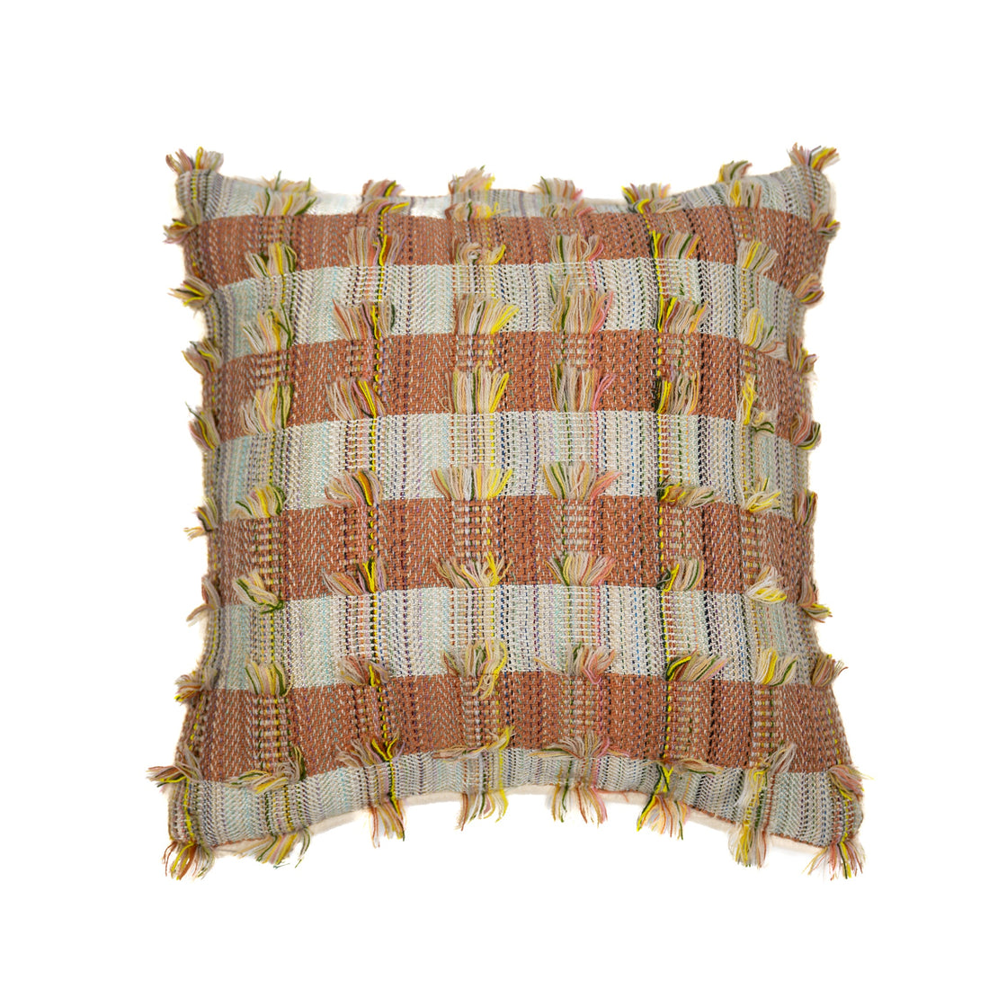 Whimsical Woven Cushion Cover