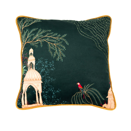 Verdant Oasis cushion cover