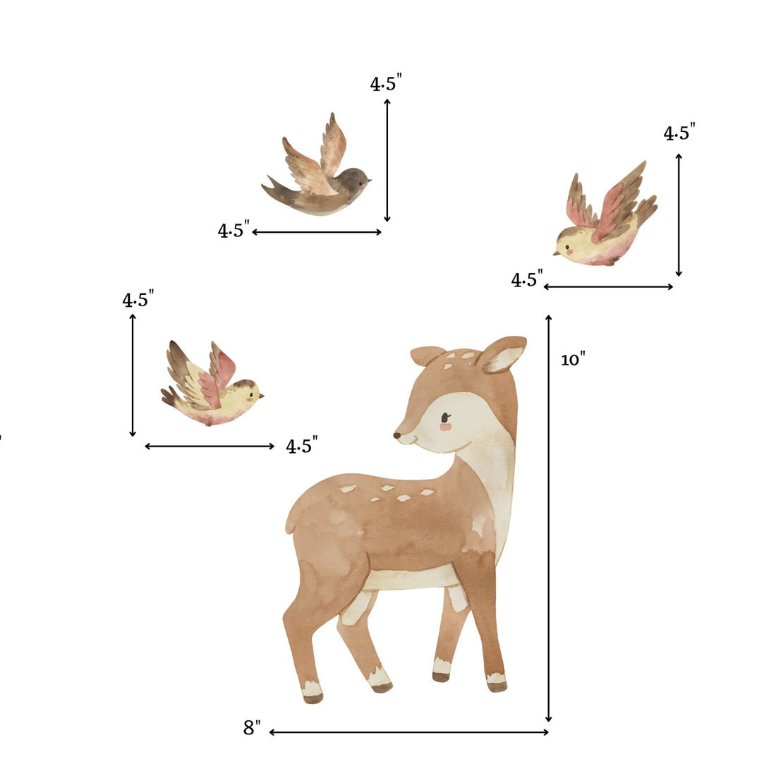 Fawn and Friends (Set of 3)