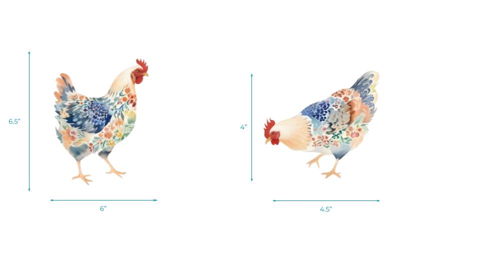 Charming Chicken( Set of 3)