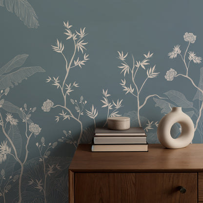 Rustic Beauty Floral Wallpaper