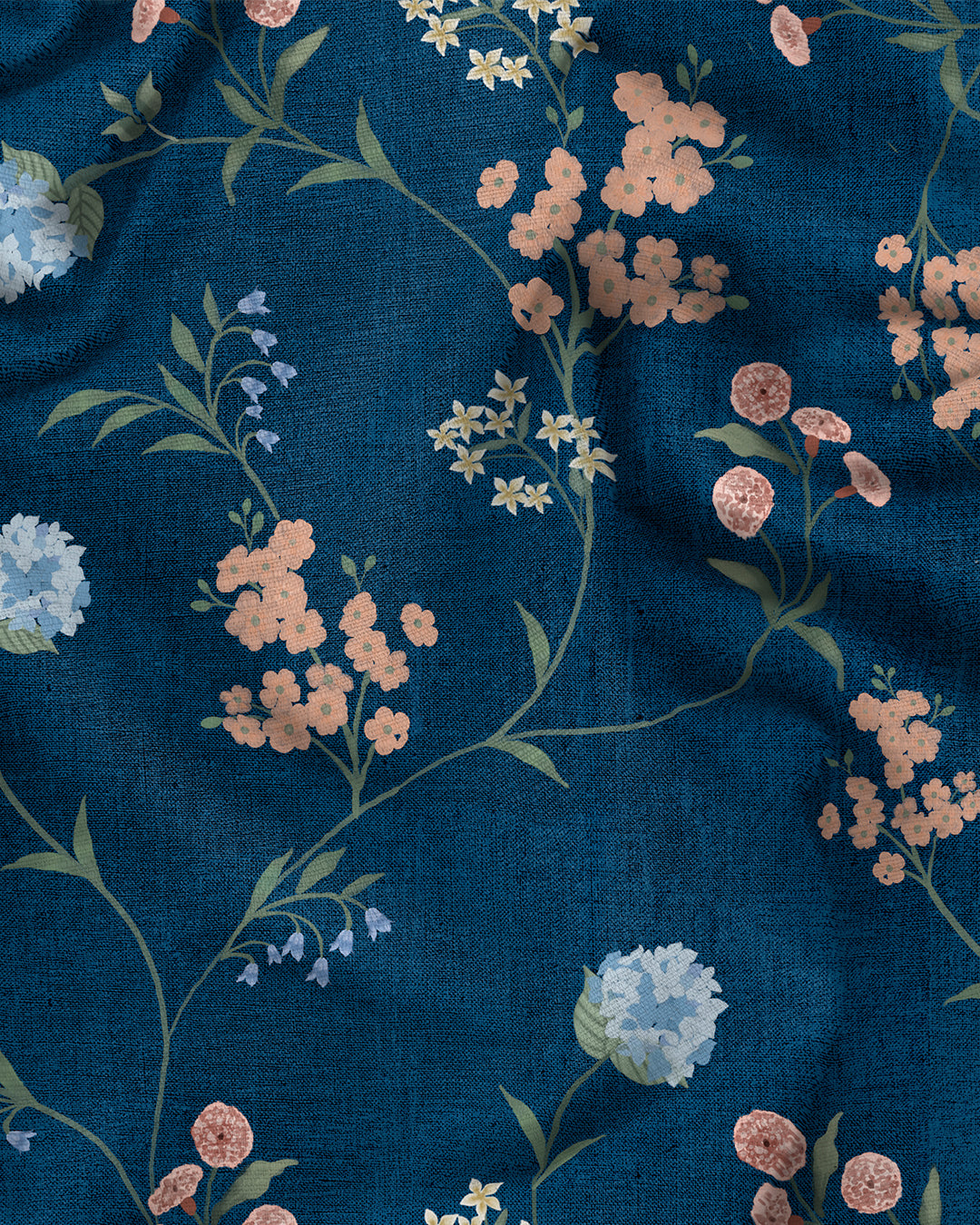 Twilight Blooms Fabric