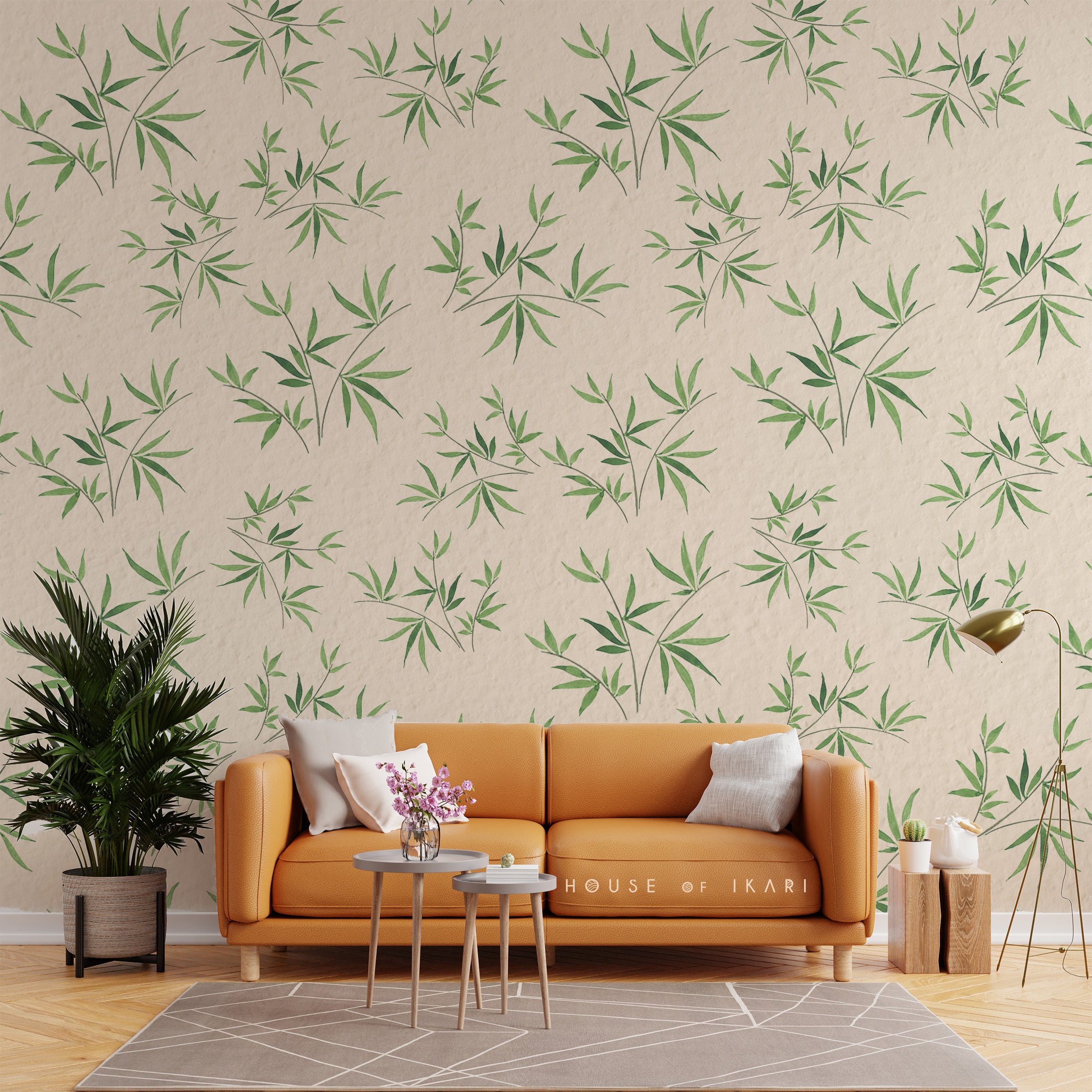 Leafy Affair Tropical Wallpaper