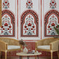 Laal Ishq - Indian tradiition motif wallpaper