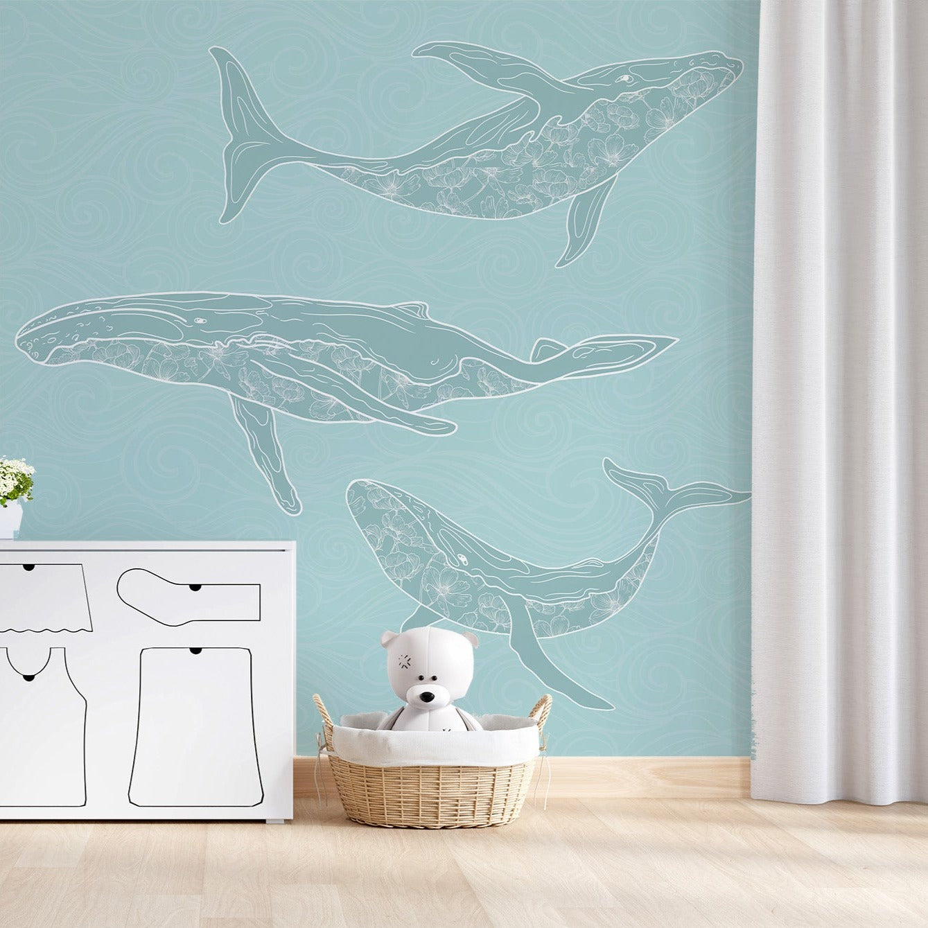 Whalecome Kids Wallpaper