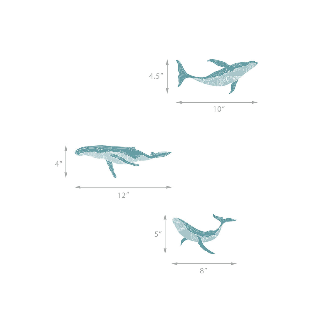 Whalecome - Set of 3