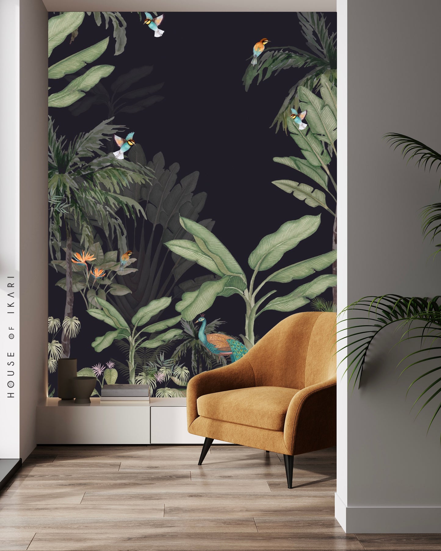 Silent Night Tropical Wallpaper